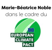 Marie-Béatrice Noble, ambassadrice Pacte Climat Européen